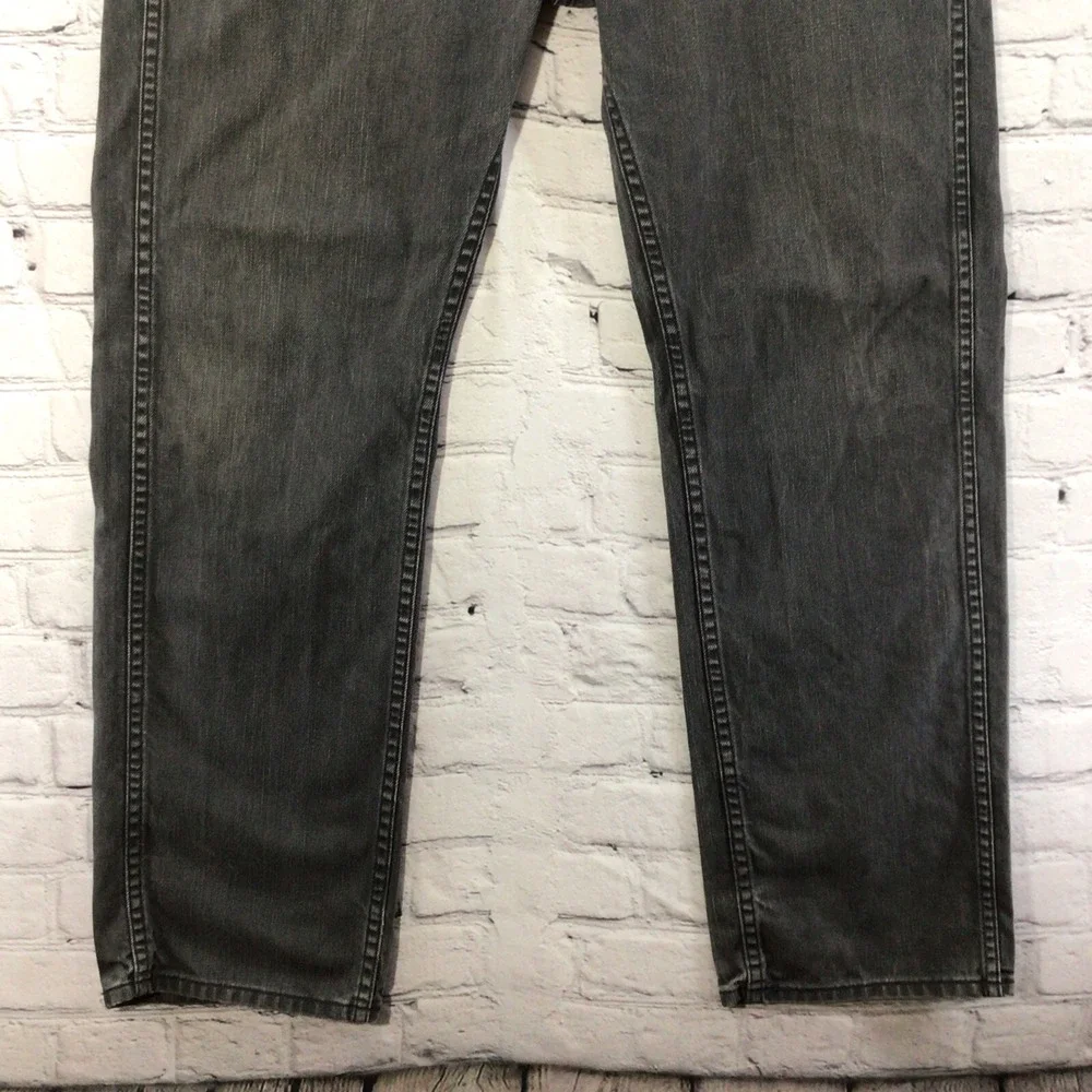 Levis 513 Black Jeans Mens‎ Sz 38X32 Flaws